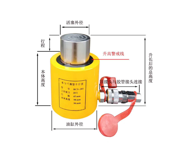 20T單動(dòng)式超薄型千斤頂